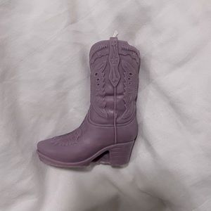 Western Boot Decorative Candle